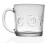 CANECA DE VIDRO FLORENCE 340ML UN.