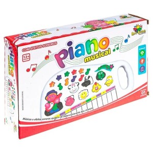 PIANO FAZENDINHA C/LUZ E SOM 28X17X5CM UN.
