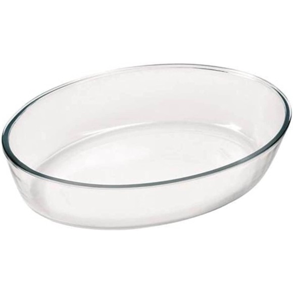 ASSADEIRA BOROSSILICATO OVAL 2400ML UN.