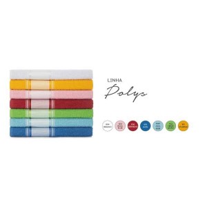 TOALHA FITNESS POLYS LISA 29CM X 70CM AMARELO MARCOTEX
