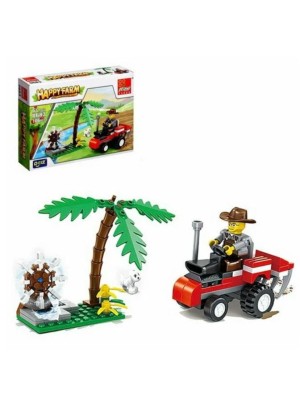 Brinquedo Blocos De Montar Coleção Fazenda Do CampoTrator Cavalo Vaca pomar De Frutas 