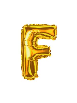 BALAO METALIZADO LETRA F 100CM RIO TIJUCAS