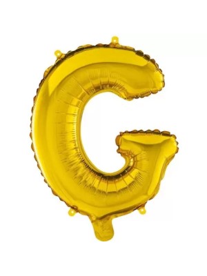 BALAO METALIZADO LETRA G 100CM RIO TIJUCAS