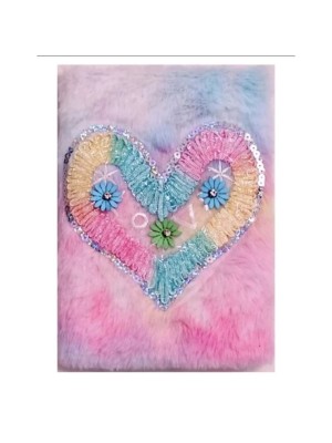 Caderno de Pelúcia Love 80 Folhas 