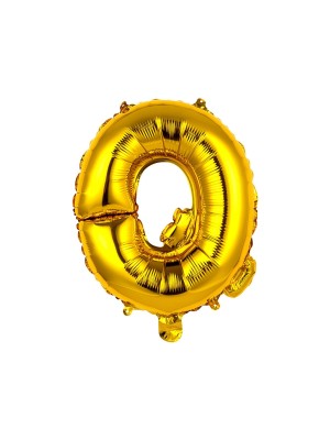 BALAO METALIZADO LETRA Q 100CM RIO TIJUCAS