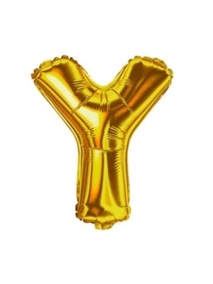 BALAO METALIZADO LETRA Y 100CM RIO TIJUCAS