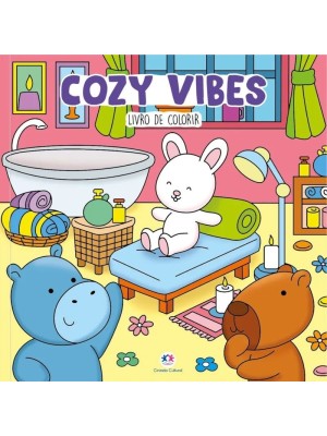 Livro Cozy Vibes Para Colorir