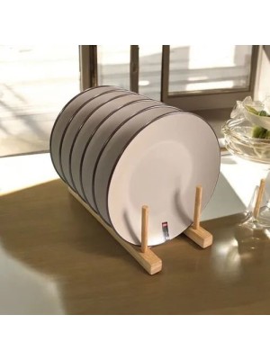 Prato Raso Cerâmica Adorn Cor Bege 27cm