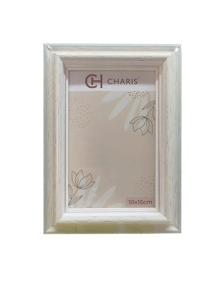 Porta Retrato 13cm x 18cm MDF Dreams Rose Com Borda Prata Decoracao