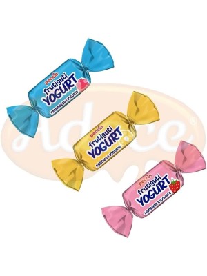 Bala Frutiguti Yogurt Sortida 400g Peccin – Bala Mastigável com Sabores de Frutas e Iogurte Ideal para Festas, Consumo Diário e Revenda