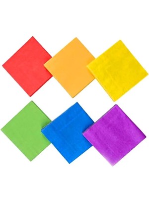 Guardanapo Descartavel 20x22cm com 50 unidades Vermelho