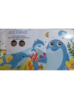 Livro Infantil Pop Olhos Divertidos Conhecendo os Animais Marinhos 