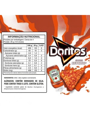 Salgadinho Doritos Ketchup 110g 