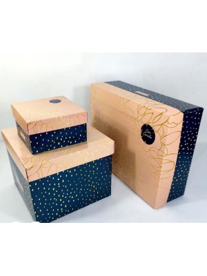 Caixa de Presente Retangular 35x23x9cm Estampada Grace 