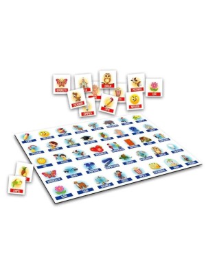 JOgo de Tabuleiro Espiao as Palavras com 80 Fichas Coloridas 2 Jogadores