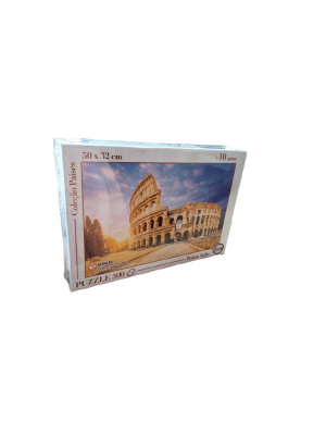 Jogo Quebra Cabeça 500 Peças Puzzle Coliseu Roma Italia