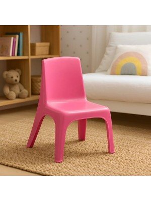 Cadeirinha Plastica Rosa Kids