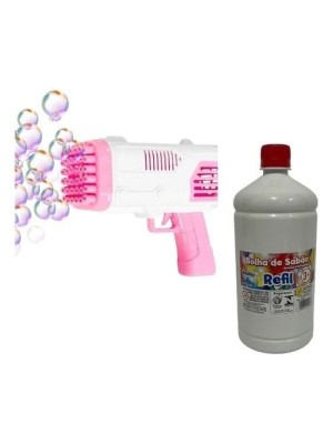 Refil Bubble 1 Litro Incolor Atóxico para Bolhas de Sabão BrasilFlex