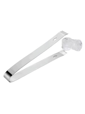 Pinça para Gelo Inox 16cm – Utensílio de Bar e Cozinha para Servir Gelo, Frutas e Petiscos