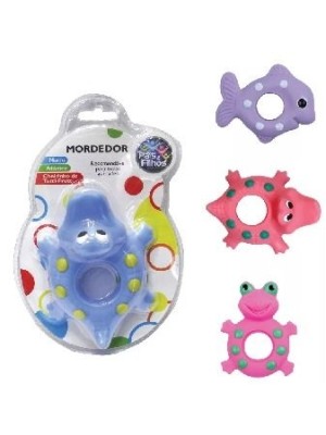 Mordedor Inafntil de Borracha Atoxica Desenho Animais