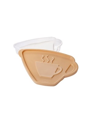 Porta Filtro de Café Plasútil 850ml com Tampa 