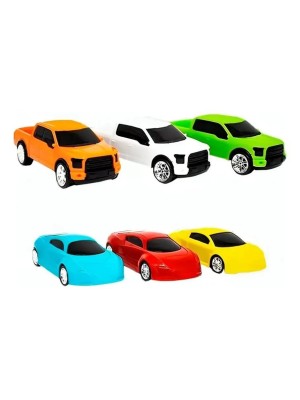 Pick Up Drift Cars Infantil com 6 Carros de Corrida Brinquedo Resistente