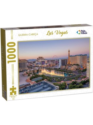 Quebra-cabeça Las Vegas 1000 Peças Pais & Filhos – Puzzle Educativo em Papel Cartão de Alta Definição