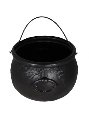 Mini Caldeirão Bruxa Decoração de Halloween Porta-Doces Criativo para Festas Temáticas