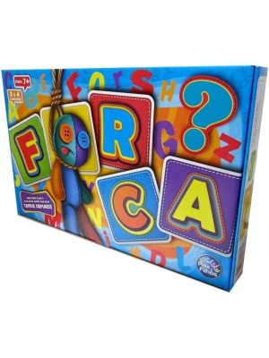 Jogo da Forca 2 a 4 Jogadores Brinquedo Educativo Infantil Didático para Aprender Palavras, Ortografia e Raciocínio Lógico