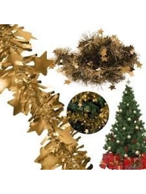 Festão Metalizado 2,00m x 9cm – Enfeite Natalino Tradicional para Árvores, Portas, Janelas e Vitrines