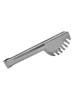 Pegador Inox 20cm Utensílio de Cozinha Resistente para Servir Saladas, Massas, Carnes e Sobremesas