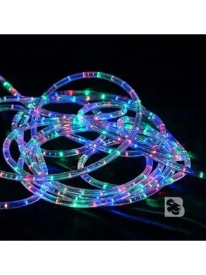 Mangueira LED 180 Leds 10M 220V Colorida Pisca-Pisca com 8 Funções de Iluminação Flexível para Decoração Natal Festas Varandas Jardins