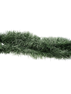 Festão Verde Tradicional 16cm x 2M Decorativo Natalino para Árvores Portas Janelas Escadas Mesas e Vitrines