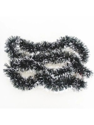 Festão de Natal 2m x 11cm Verde e Branco – Enfeite com Efeito Neve para Árvores, Guirlandas e Decorações Natalinas