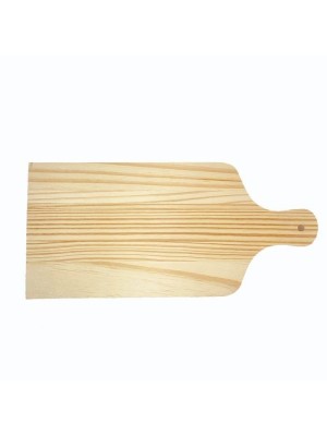 Tábua de Carne de Madeira 15x32cm – Utensílio de Cozinha Sustentável, Ideal para Cortar e Servir Carnes, Frios e Petiscos