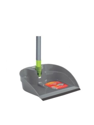 Pá Super Brilhex – Cabo articulável, limpador de cerdas e alta capacidade de armazenamento de sujeira