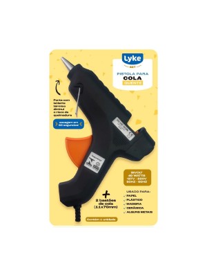 Pistola para Cola Quente Bivolt 40W Lyke – Bastonete 11×70 mm