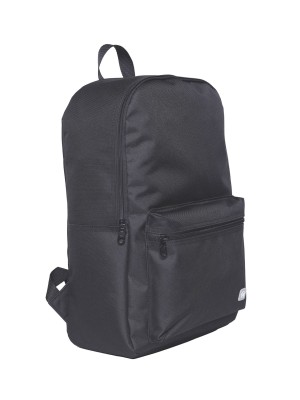 Mochila Juvenil Full Color Preta Reforçada com Bolso Frontal e Compartimento Amplo para Escola e Uso Diário