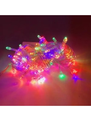 Pisca LED 100L Color 8M 127V Fio Transparente com 8 Funções para Decoração Natalina