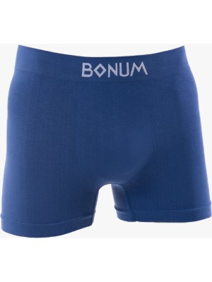 Cueca Boxer Adulto Azul P Sem Costura com Elasticidade Confortável, Ajuste Preciso e Toque Suave para Uso Diário