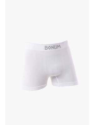 Cueca Boxer Adulto Branco M Sem Costura com Conforto Avançado, Ajuste Anatômico e Elasticidade Ideal para Uso Diário