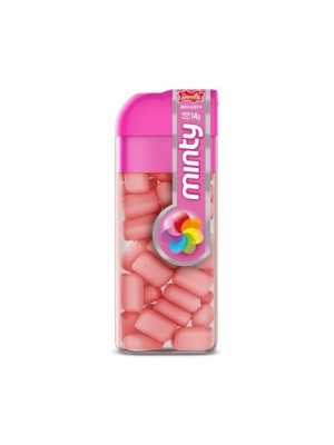 Pastilha Mini Minty Sabor Tutti-Frutti Pacote com 12 Unidades 168g Docile – Pastilhas Frutadas e Refrescantes