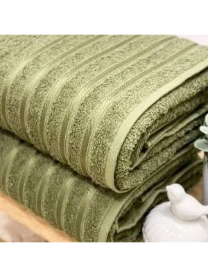 Toalha de Rosto Felpuda Comfort Verde 45x75cm Alta Absorção Toque Macio para Banheiro e Lavabo