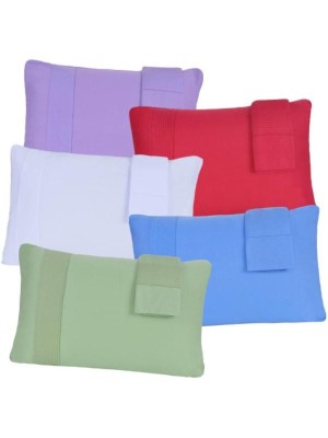 Fronha Lisa em Malha 50x70cm Kit com 2 Peças Toque Macio Conforto para Travesseiro Padrão