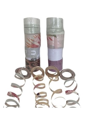 Serpentina de Papel Sortida 20 Rolos 1cm x 10m – Serpentina Decorativa para Festas, Carnaval, Aniversários e Eventos em Geral