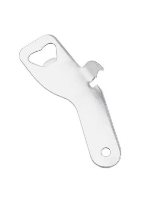 Abridor de Lata Manual 14,5cm em Aço Resistente para Cozinha Prático e Durável