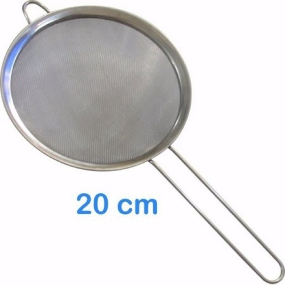 PENEIRA INOX 20CM UN.