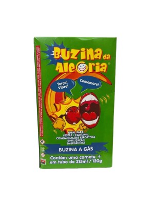 Buzina da Alegria a Gás 215ml – Corneta Sonora para Festas, Carnaval, Comemorações Esportivas, Eventos e Sinalização