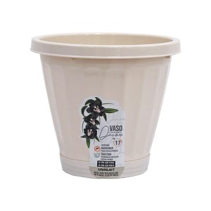 VASO N.28 C/PRATO 7,9L 28X16CM PALHA UNINJET