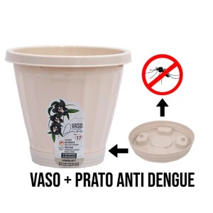 VASO N.28 C/PRATO 7,9L 28X16CM PALHA UNINJET